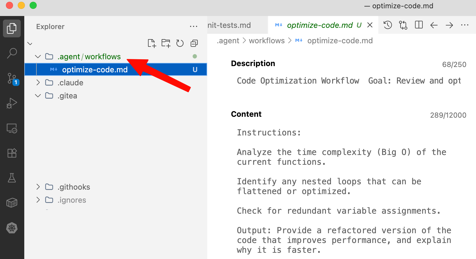 Workspace Workflow