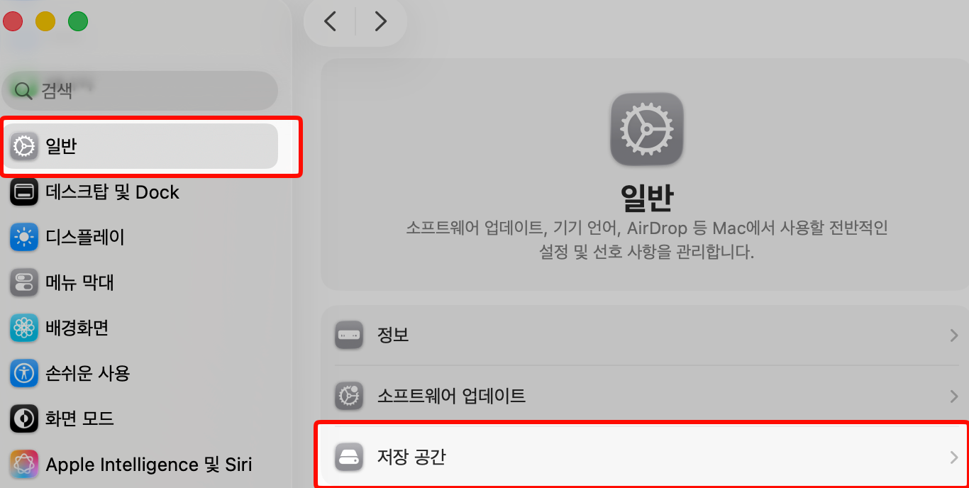 용량작은 맥미니 외장디스크로 극복하기
