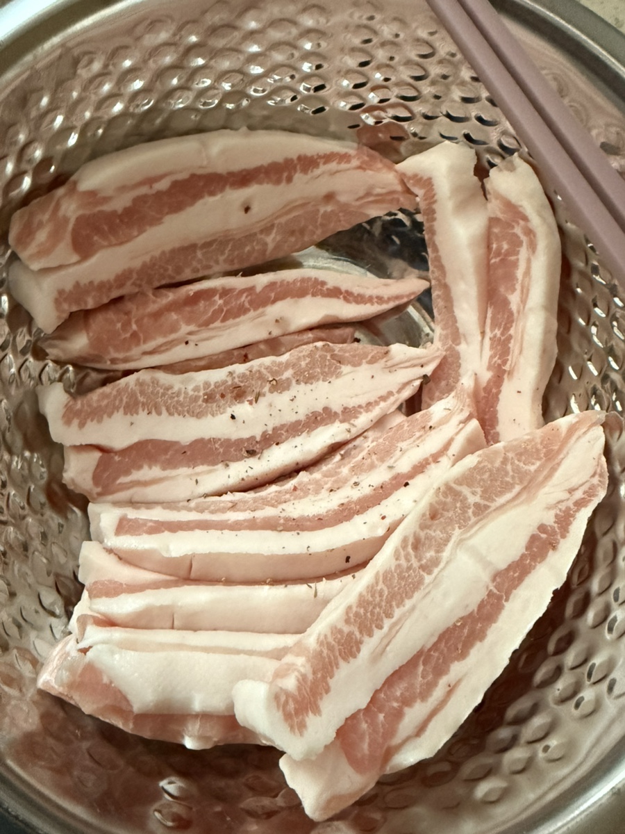 캐나다 돼지 항정살로 만든 탕수육